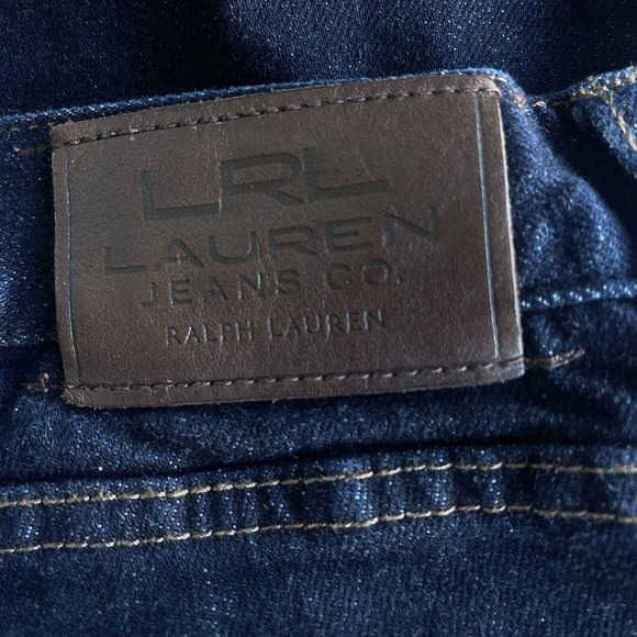 LRL Lauren Ralph‎ Lauren Jeans Womens Size 4 Dark Wash Bootcut Mid Rise Classic - Picture 4 of 13